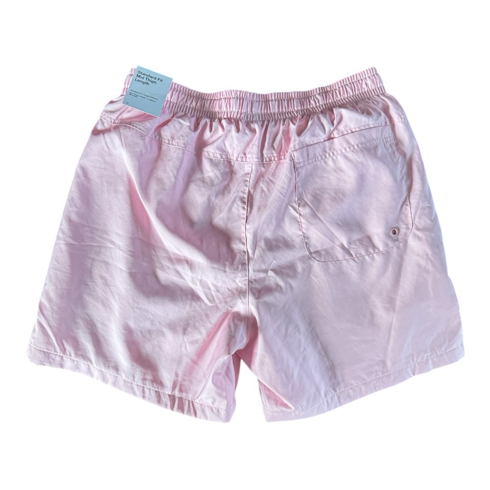 Nike Light Pink Swim Shorts Men’s Swimsuit Swim Trunks Pink Bathingsuit NEW - Picture 2 of 2